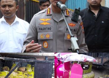 Gerebek Pangkalan LPG Pengoplos Gas Subsidi di Delitua Polrestabes Medan Amankan Pemilik 