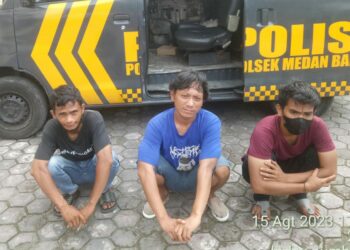 Meresahkan Warga, Polsek Medan Baru Amankan Tiga Jukir Liar