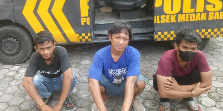 Meresahkan Warga, Polsek Medan Baru Amankan Tiga Jukir Liar