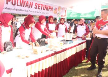 Setukpa Lemdiklat Polri Menggandeng SUJA MMA Sukabumi Menggelar Festival Warna Kemerdekaan RI ke 78