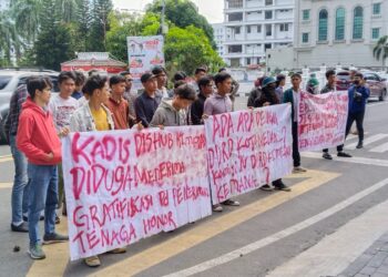 Massa Formasi Unjukrasa, Tagih RDP Dugaan Kasus Pemerasan dan Gratifikasi Oknum Kadishub Medan