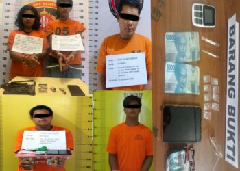 Pemakai dan Bandar Narkoba Digulung Polda Sumut, 75 Orang Diamankan