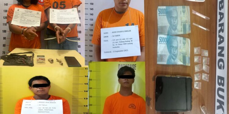 Pemakai dan Bandar Narkoba Digulung Polda Sumut, 75 Orang Diamankan