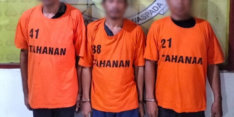 Polres Simalungun Berhasil Ungkap Kasus Pencurian Kendaraan, Tiga Pelaku Diringkus