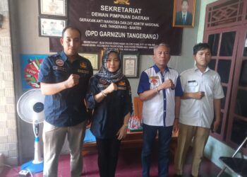 Kantor Sekretariat DPD Garnizun Dikunjungi Utusan Kesbangpol Kabupaten Tangerang