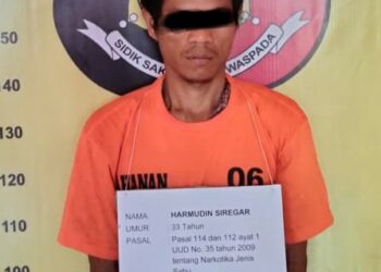 Simpan Sabu, Dua Pria Diamankan Polsek Padang Bolak