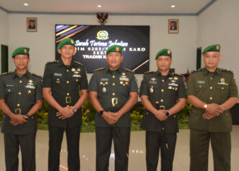 Danrem 023/KS Pimpin Sertijab Dandim 0205/TK dan Tradisi Korps Satuan