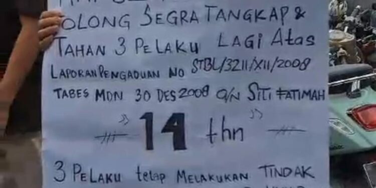 14 Tahun Kasus Mengendap Emak-Emak Geruduk Polresta Medan