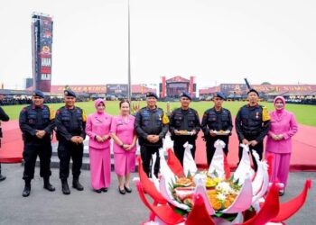 Pimpin Uparaca Peringatan Hari Jadi Brimob, Kapolda Sumut: Jaga Terus Kehormatan Korps Brimob Polri