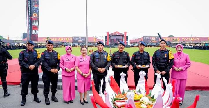 Pimpin Uparaca Peringatan Hari Jadi Brimob, Kapolda Sumut: Jaga Terus Kehormatan Korps Brimob Polri