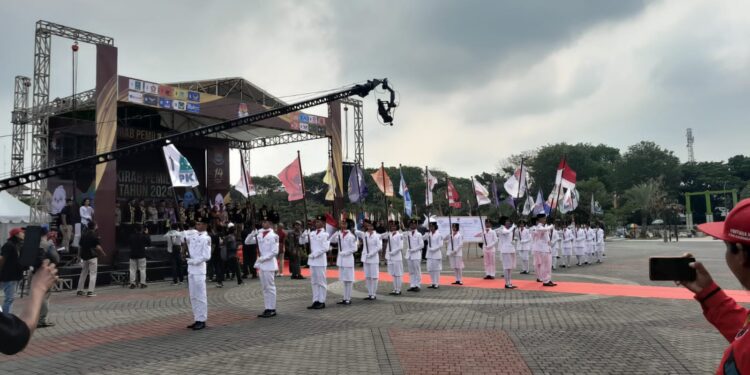 Kesbangpol Gandeng KPU Kabupaten Tangerang Sukseskan Kirab Pemilu 2024