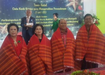 Perayaan Natal P3BB 4 Sektor Kota Medan Meriah, Doakan dan Berangkatkan Caleg Dari Keluarga Besar Panggabean