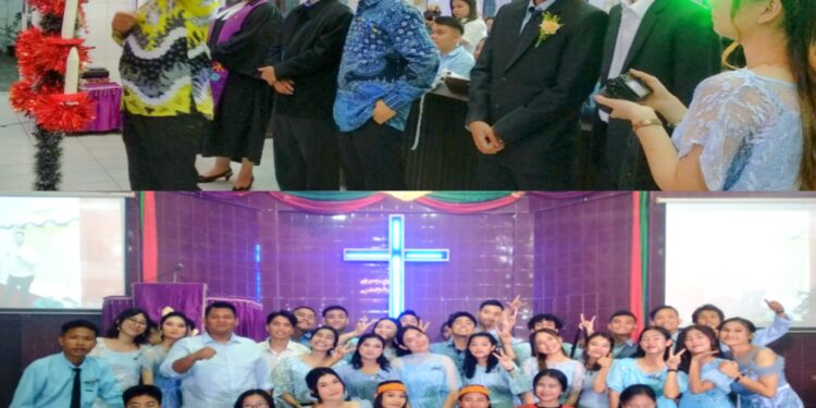 Natal Pemuda-Pemudi GKPI Jemaat Khusus Sentosa Berjalan Sukses dan Meriah