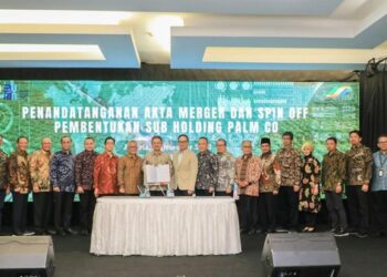 Holding PTPN Resmi Merger 13 Perusahaan Jadi PalmCo dan SupportingCo