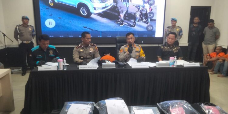 Polsek Medan Tuntungan Gulung Komplotan Pencurian Kaca Spion Mobil Mewah dan Curanmor