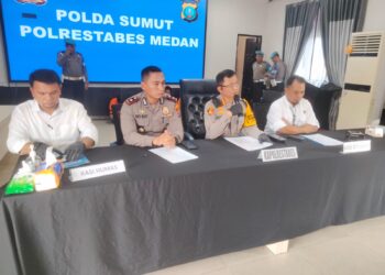 Polsek Medan Timur Ciduk Pengedar Sabu di Sunggal