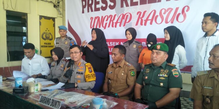 Polsek Medan Barat Tangkap Ibu Pembuang Bayi di Jalan Persatuan