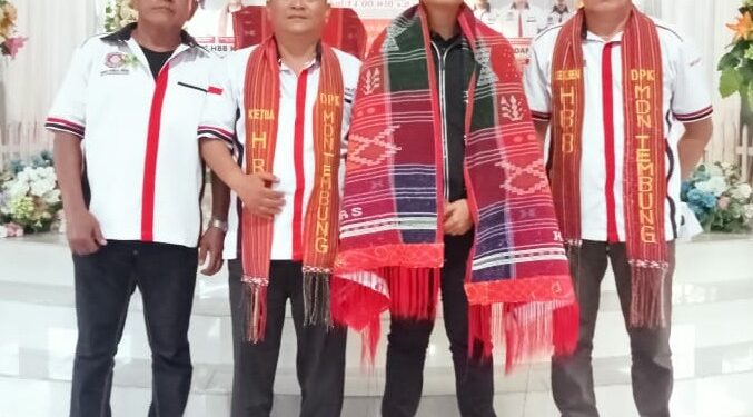 Andreas Pandapotan Purba Hadiri Pelantikan DPK HBB Medan Tembung