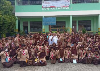 GARNIZUN Melakukan Kegiatan Penyuluhan Narkoba di SDN Kuta Bumi 2 Pasar Kemis Tangerang Banten