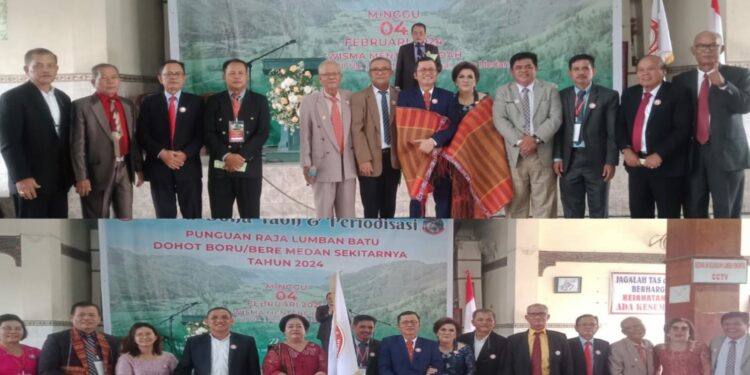 Syukuran Bona Taon dan Periodesasi Punguan Raja Lumban Batu Berjalan Sukses