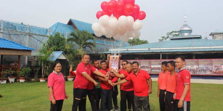 Lapas Binjai Gelar Upacara Pembukaan Pekan Olah Raga Hari Bakti Pemasyarakatan ke 60
