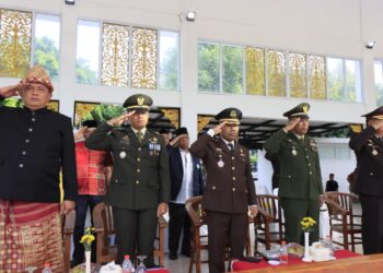 Kalapas Theo Adrianus Hadiri Upacara Bendera Peringatan Hari Lahir Pancasila di Binjai