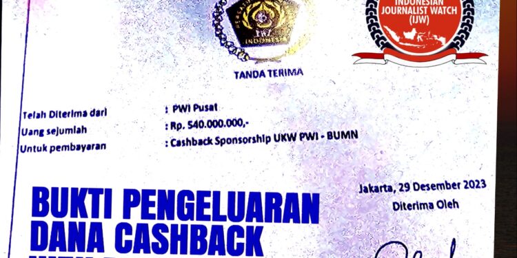 Indonesia Journalist Watch (IJW) Minta PPATK Telusuri Aliran Dana PWI Gate Empat Oknum PWI Pusat 