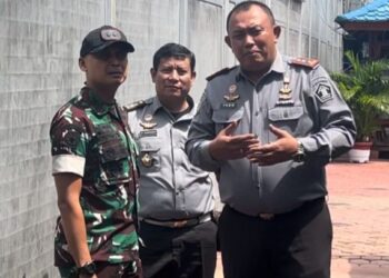 Perkuat Sinergitas, Kalapas Binjai Terima Kunjungan Danyon Arhanud 11/WBY