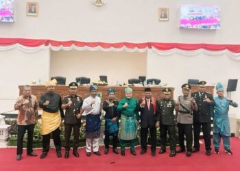 Kalapas Binjai Hadiri Rapat Paripurna DPRD Mendengarkan Pidato Kenegaraan
