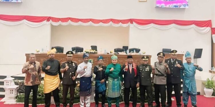Kalapas Binjai Hadiri Rapat Paripurna DPRD Mendengarkan Pidato Kenegaraan
