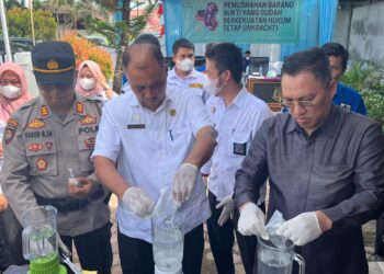 Kajari Paluta Musnahkan Barang Bukti Yang Sudah Inkracht 