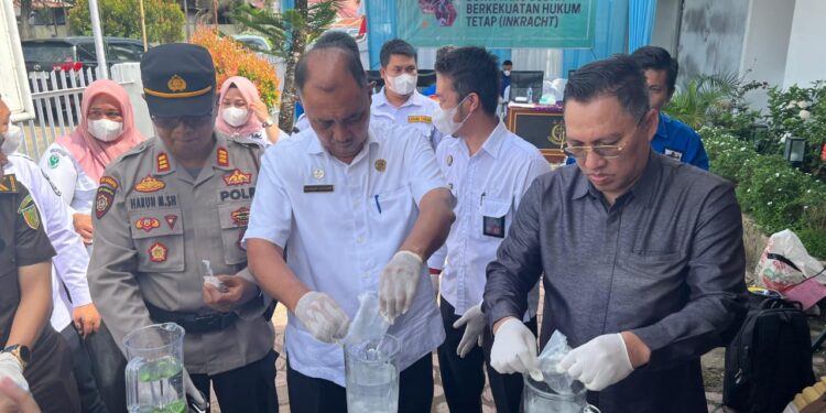 Kajari Paluta Musnahkan Barang Bukti Yang Sudah Inkracht 