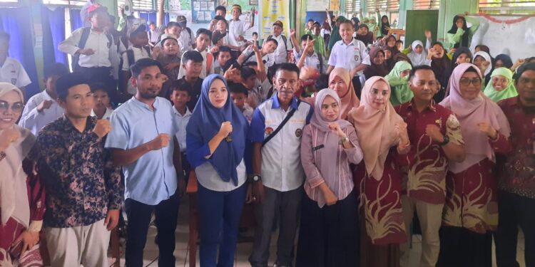 DPW Garnizun Sultra Bersama BNN Provinsi Lakukan Kegiatan Sosialisasi Narkoba Di Sekolah Dasar Negeri 34 Kendari