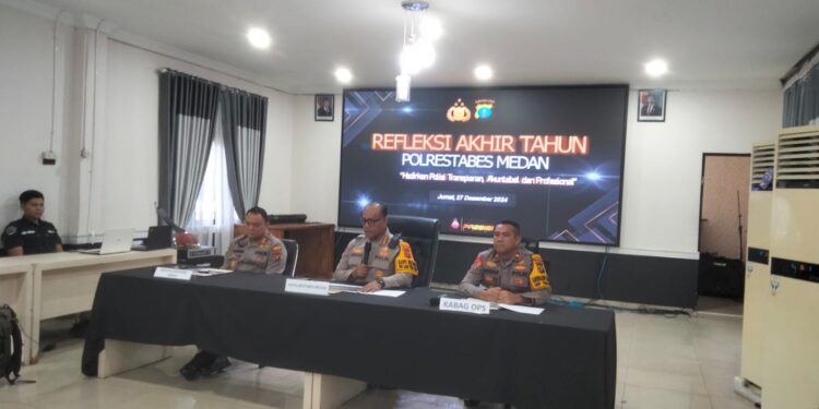 Selama Tahun 2024, Polrestabes Medan Ungkap 5.812 Kasus Kejahatan Pidana Umum dan 548 Narkoba