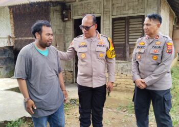 Kapolrestabes Medan Sambangi Anak Yatim Piatu Korban Begal di Delitua