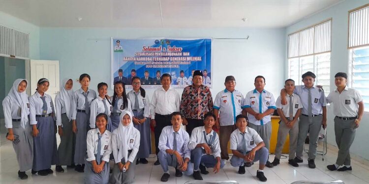 DPD Garnizun Paluta Laksanakan Sosialisasi Bahaya Penyalahgunaan Narkoba Terhadap Gen Z