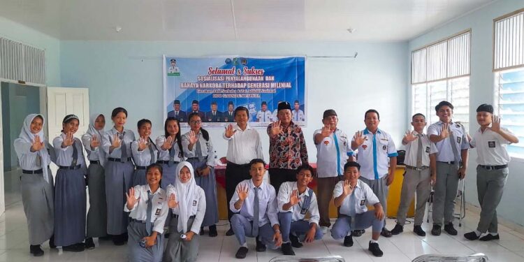 DPD Garnizun Paluta Laksanakan Sosialisasi Penyalahgunaan Dan Bahaya Narkoba Terhadap Generasi Milenial