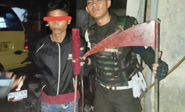 Tim Anti Begal Denpom I/5 Medan Gagalkan Aksi Kejahatan Geng Motor Berkelewang