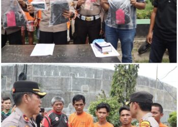 Empat Pelaku Pencurian di Tol Medan Tembung Ditangkap Kurang Dari Satu Jam