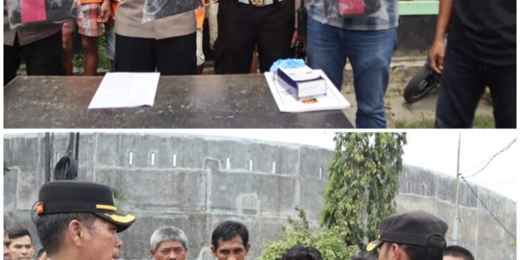 Empat Pelaku Pencurian di Tol Medan Tembung Ditangkap Kurang Dari Satu Jam