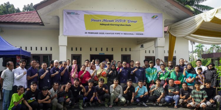 Pastikan Kestabilan Harga Minyak Goreng dan Gula, PTPN Regional I Gelar Pasar Murah Untuk Ribuan Masyarakat
