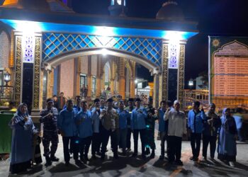 DPK BKPRMI Medan Labuhan Bersama RM Nasuha Taqwa Kelurahan Tangkahan Laksanakan Pawai Obor Sambut Bulan Suci Ramadhan