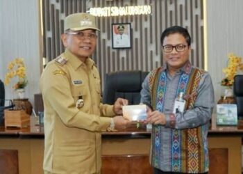 Bupati Simalungun bersama Wakil Bupati Terima Kunjungan Direksi Bank Sumut