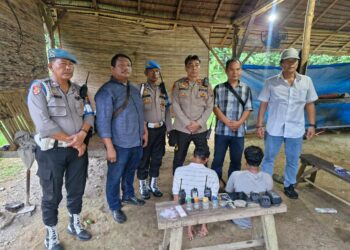 Polsek Pancur Batu Gerebek Sarang Narkoba, Dua Pelaku Diamankan