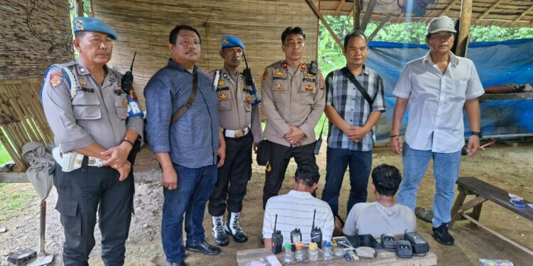 Polsek Pancur Batu Gerebek Sarang Narkoba, Dua Pelaku Diamankan