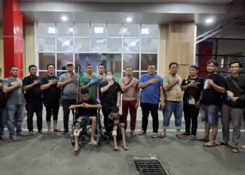 Polsek Medan Helvetia Tangkap 4 Begal Berkelewang, 2 Ditembak