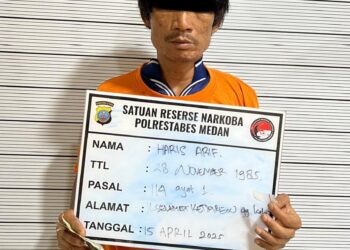 Transaksi Gagal, Pengedar Sabu di Jalan Selamat Ketaren Diciduk Polisi