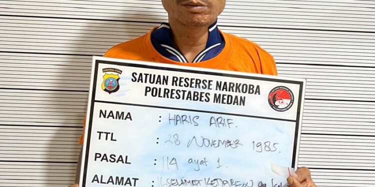 Transaksi Gagal, Pengedar Sabu di Jalan Selamat Ketaren Diciduk Polisi