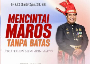 Chaidir Syam, Mencintai Maros, Tanpa Batas