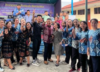 Puncak Perayaan Paskah Sekolah Nasrani 2 Medan Penuh Sukacita